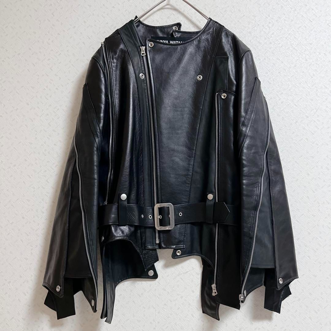 JUNYA WATANABE ジュンヤワタナベ 2022AW ライダースジャケット レザー
