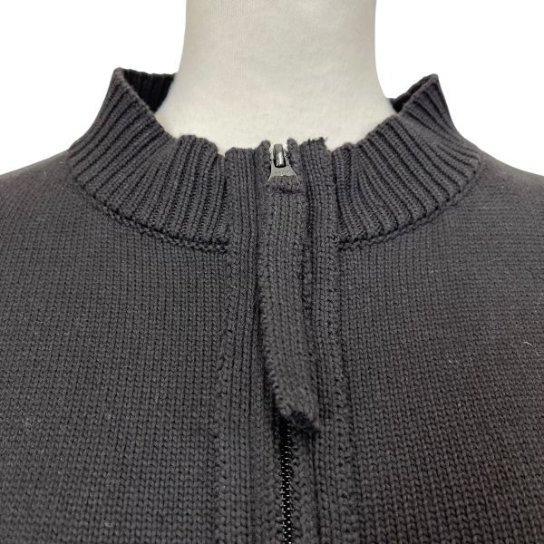 ニットベスト ダブルジップ
