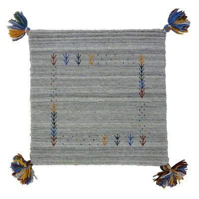 【在庫処分】サイズ:約40×40cm グレー チェアマット 萩原