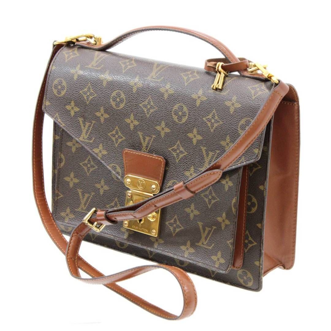LOUIS VUITTON/ルイヴィトン モンソー 2wayバッグ ハンドバッグ