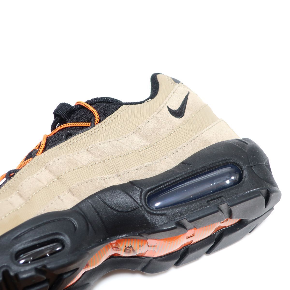 海外限定☆NIKE AIR MAX 95 KHAKI/BLACK-TOTAL ORANGE US9 27cm