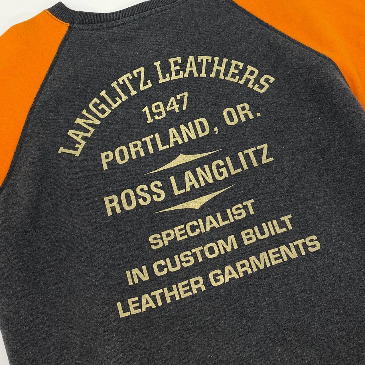64g4 LANGLITZ LEATHERS ラングリッツレザー 2トーン ラグラン 