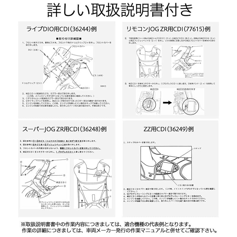 デイトナ(Daytona) バイク用 CDI ライブDIO-ZX(94-96)用 プログレス