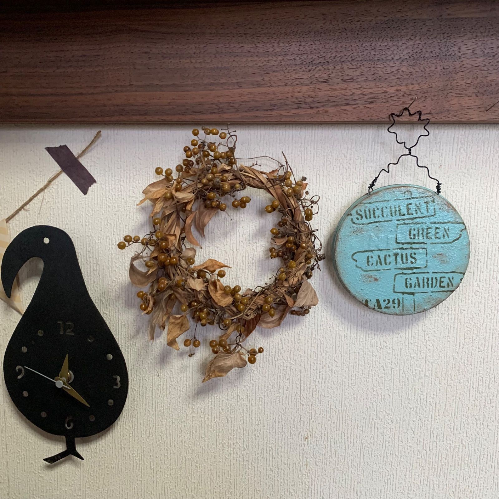 ちま寄せに♡リメイク缶＆ガーデンプレート セット(英字 モルタル