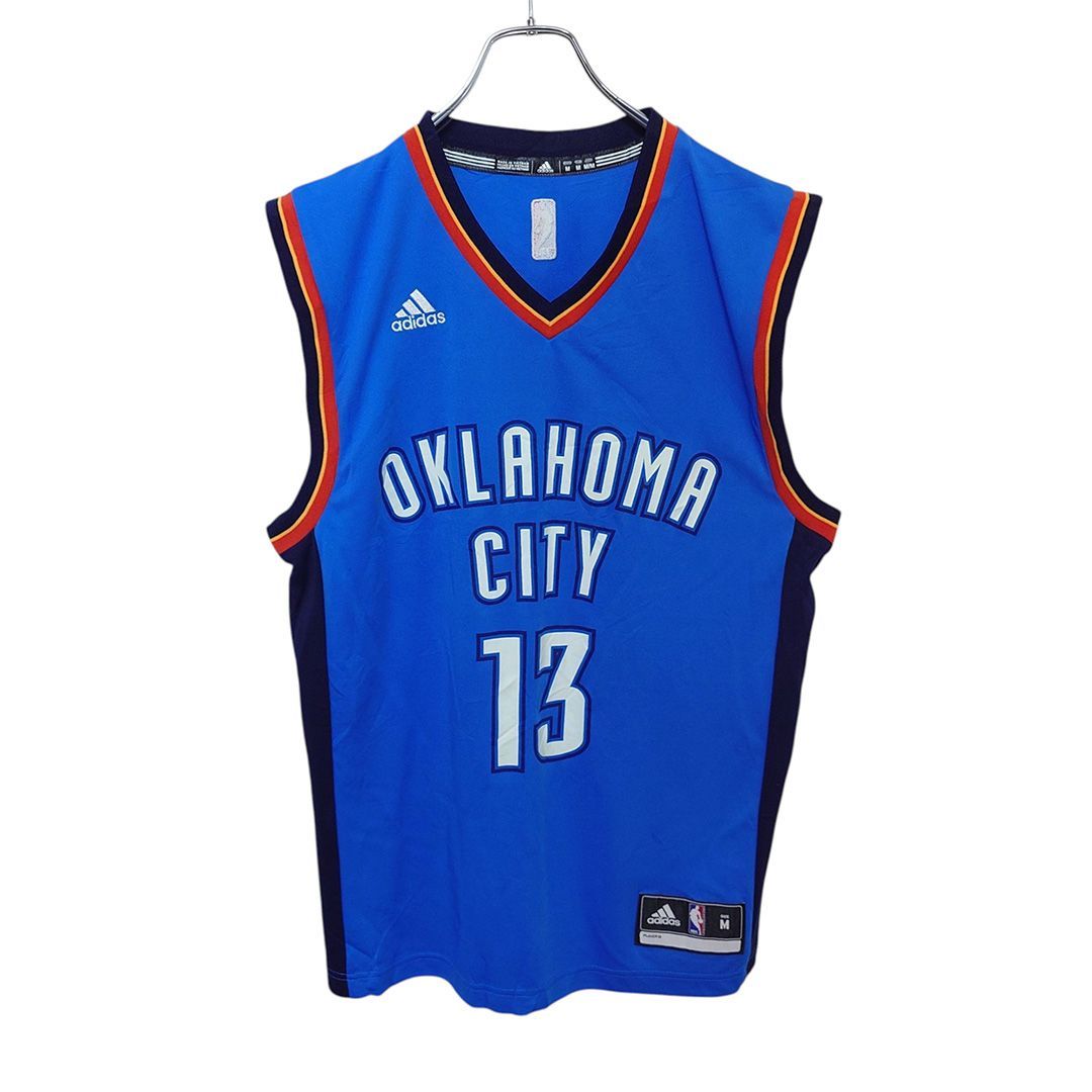 adidas】 NBA オクラホマシティサンダー ゲームシャツ S-1938