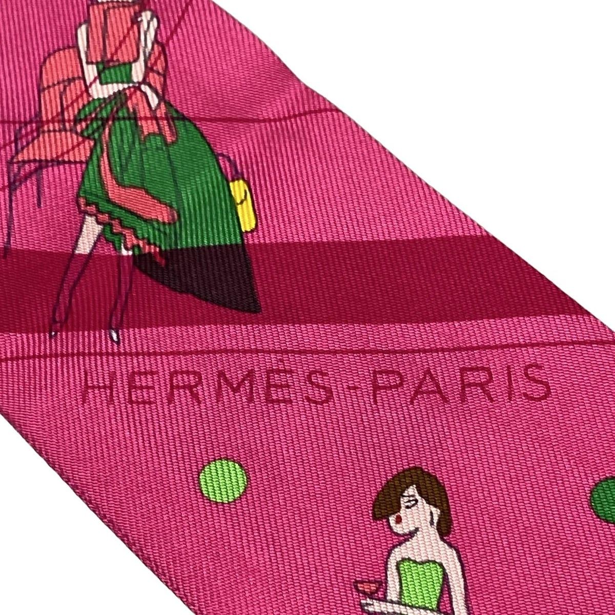 【可愛い超美品！】HERMES エルメス ツイリー　パリジェンヌ　ダークブラウン HERMESエルメス ツイリー パリジェンヌ ⭐️美品⭐️