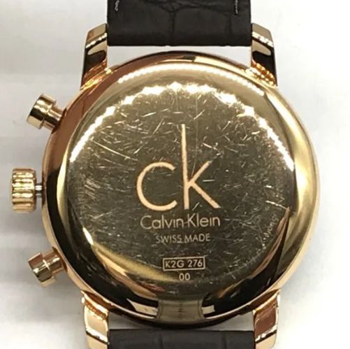 CalvinKlein カルバンクライン Chronograph K2G 276 腕時計 クロノ