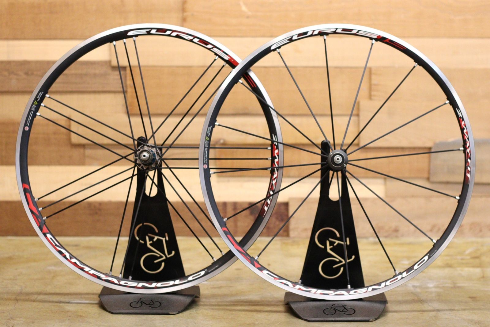 カンパニョーロ CAMPAGNOLO ユーラス EURUS 2WAY-FIT シマノ 10S ナローリム 15C アルミ チューブレス ホイールセット 立川店