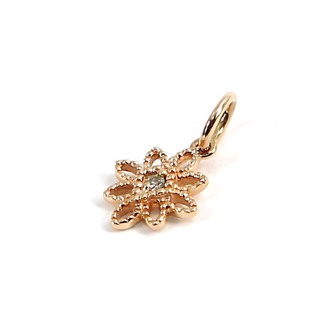 agete BRAND ANNIVERSARY k10 ペンダントトップ ペンダントトップ agete／アガット K10 ダイヤモンド 0.01ct