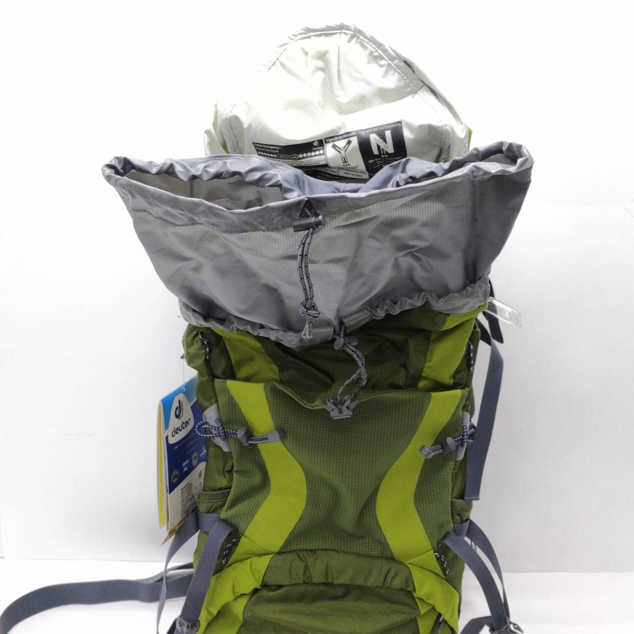 未使用 deuter ドイター バックパック ACT Lite 45+10SL パイン モス タグ付き リュック アウトドア トレッキング エアコンタクトライト グリーン系  women's fit