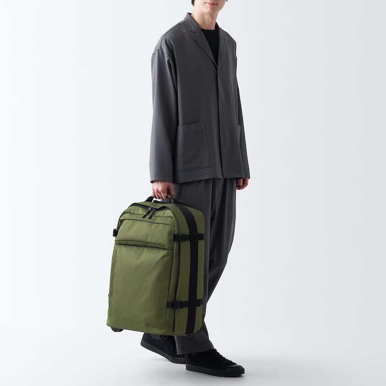 撥水ソフトキャリーケース (40L) 無印良品 ユニセックス大人