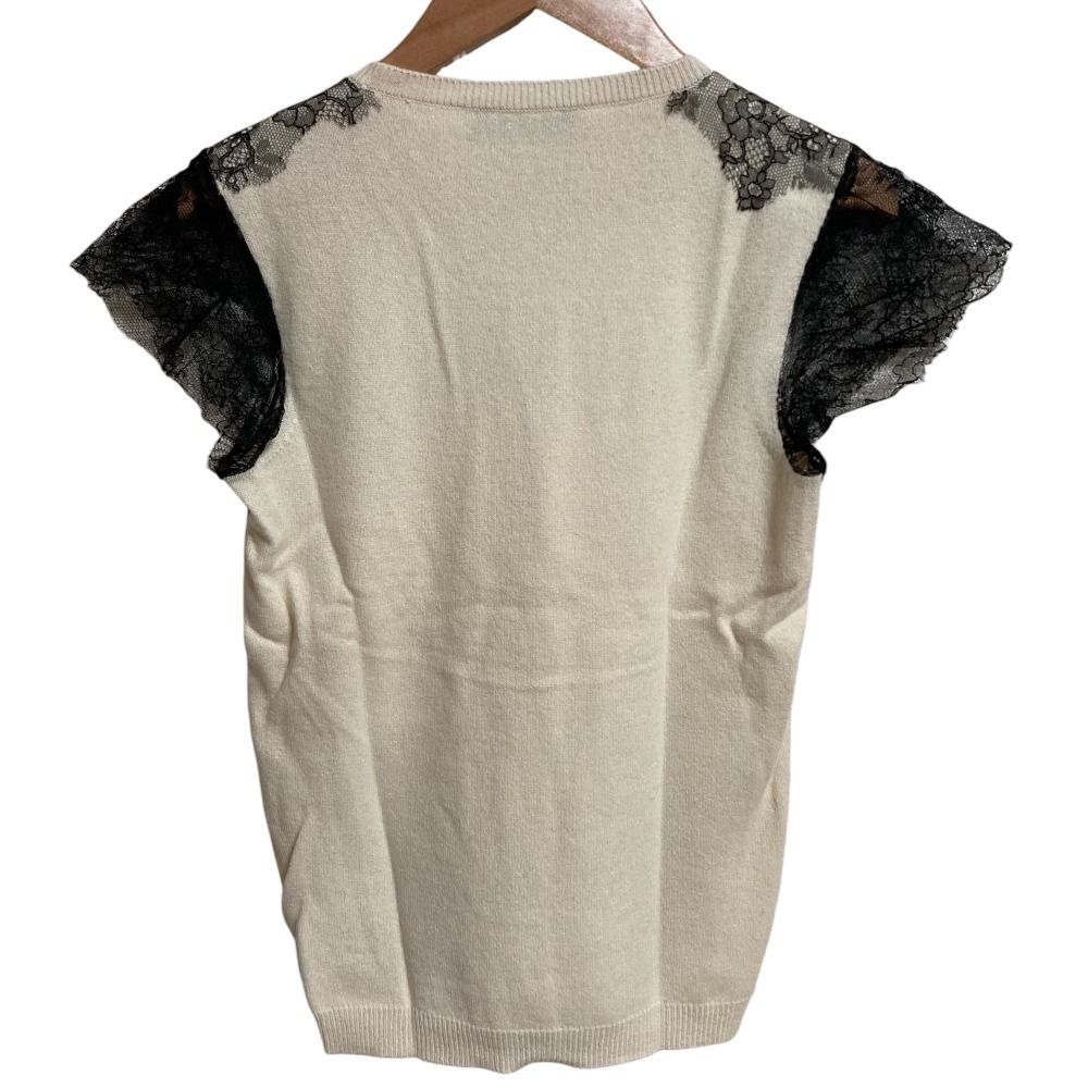 VALENTINO ヴァレンティノ　ビスチェ　レース　シルク　カシミヤ 美品 VALENTINO ヴァレンティノ シルク×カシミヤブレンド レース