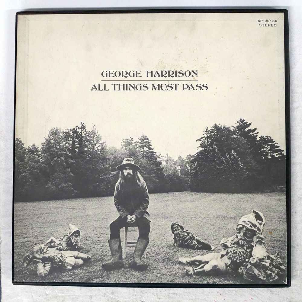 国内盤　GEOGE HARRISON レコード　ポスター付き 国内盤 GEORGE HARRISON/ALL THINGS MUST PASS/APPLE AP9016C LP