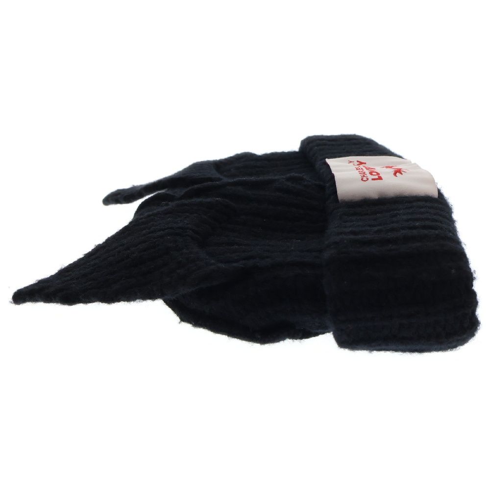 CHARLES JEFFREY LOVERBOY◇ニットキャップ/--/ウール/BLK/無地