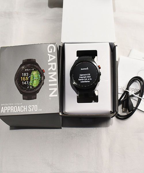 ガーミン｜Approach S70｜時計型ゴルフGPSナビ｜距離測定器｜