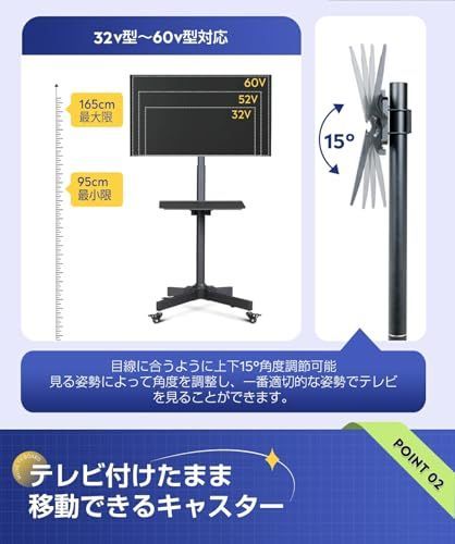 32~60インチ対応