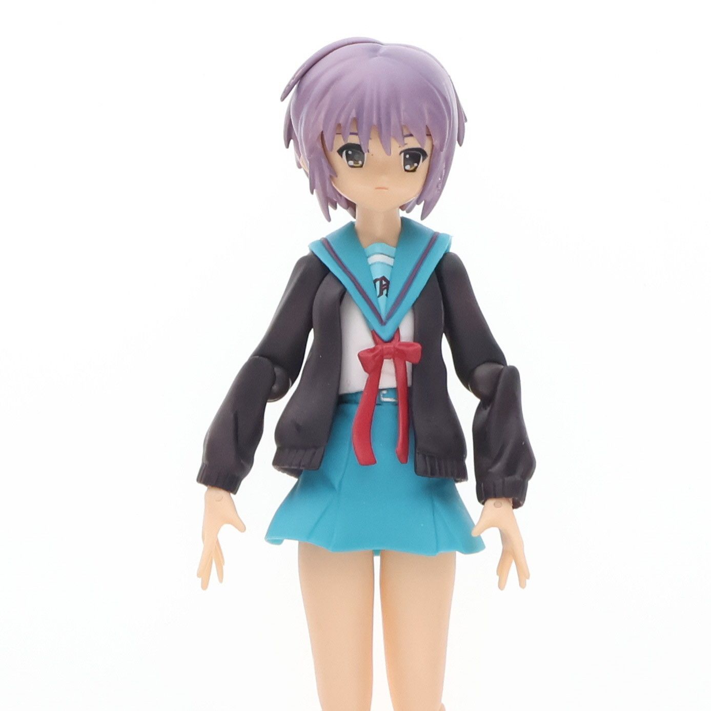 新品●初回限定マフラー付●figma 長門有希 制服ver●未開封美品 長期保管 figma 涼宮ハルヒの憂鬱 長門有希 制服ver.（フィギュア）【入荷