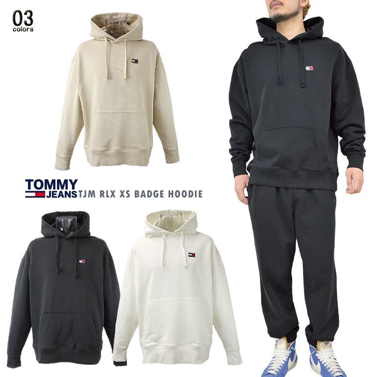 海外限定 TOMMY JEANSトミージーンズ トミーバッジフーディ アメカジ