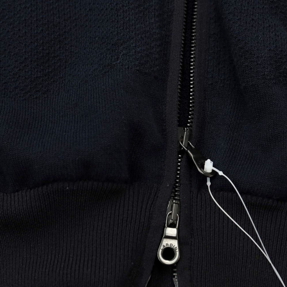 【中古】ラルディーニ LARDINI コットンナイロン ジップアップ ニットブルゾン ネイビー【サイズ48】【メンズ】-5