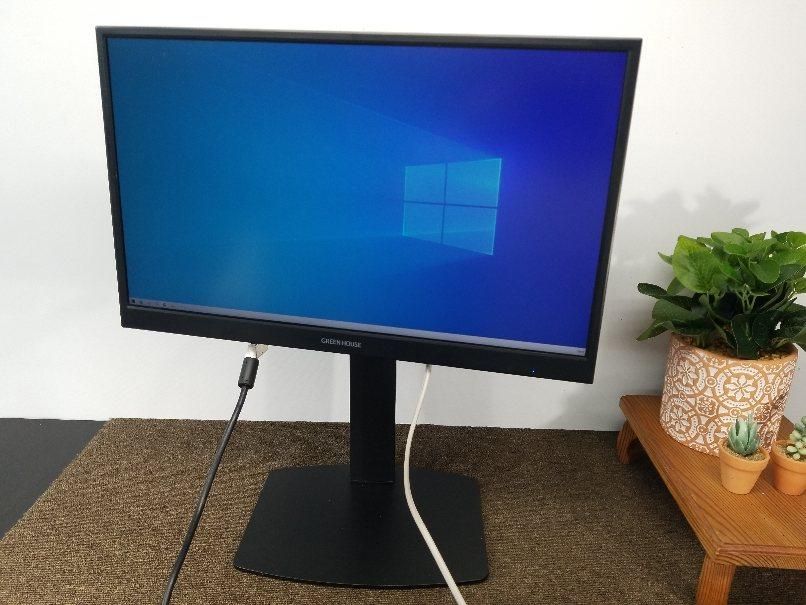 コンピュータ 周辺機器 モニタ 液晶 21インチ～　21.5型とディスプレイアームスタンド 電源ケーブル等なし A7038B14