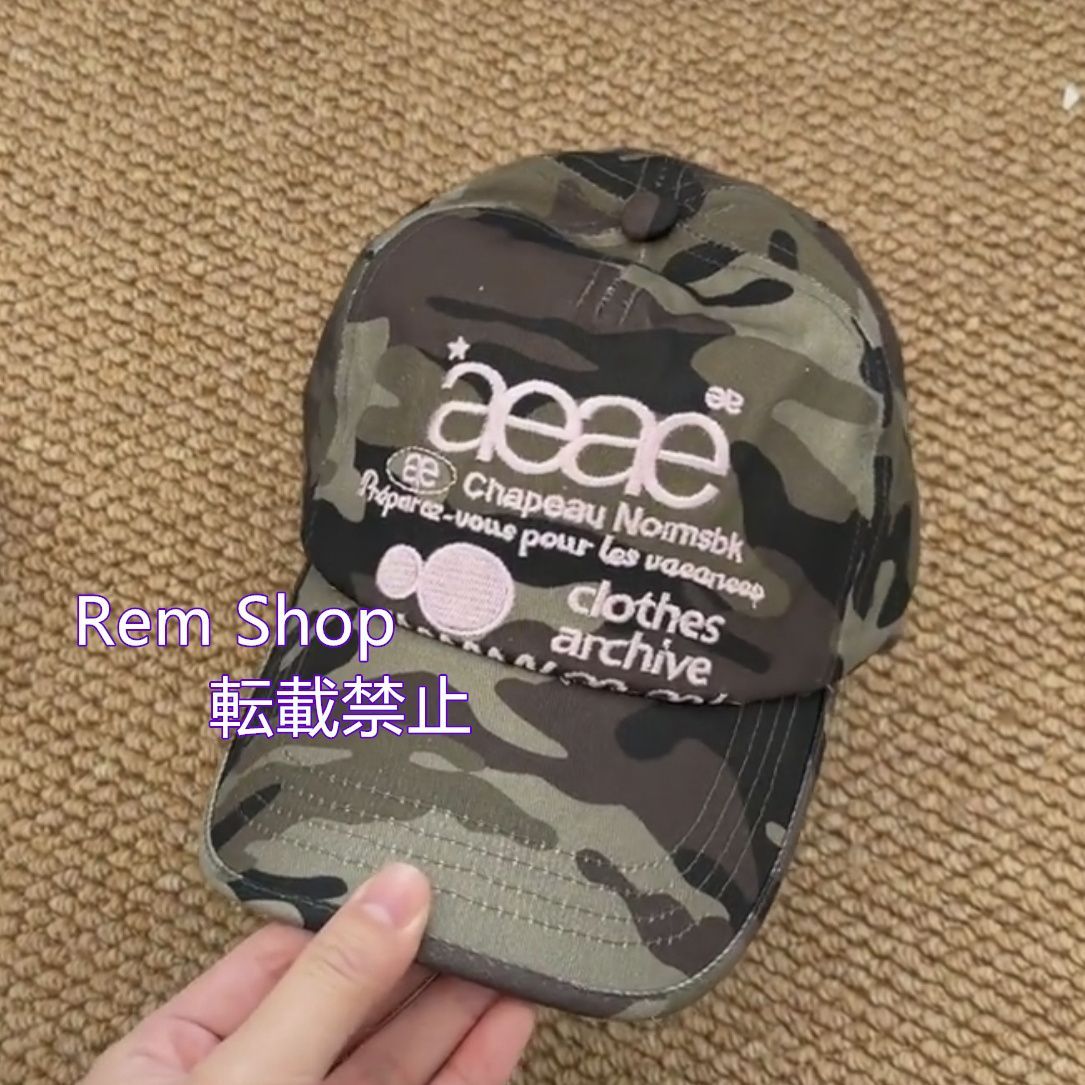 タグ付き］ aeae キャップ 帽子 韓国 迷彩 ピンク - メルカリ