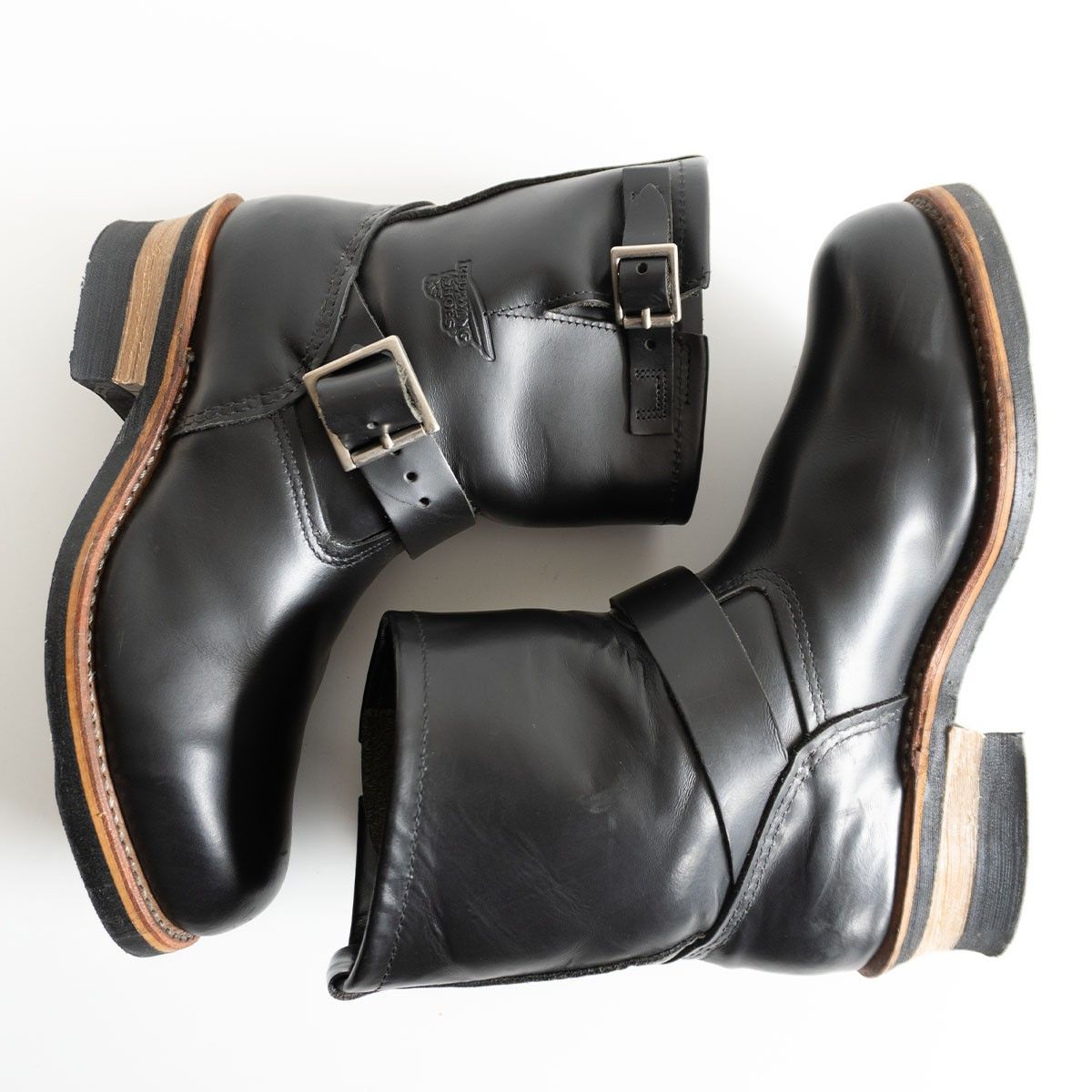 07年製】REDWING【2976/ショート エンジニアブーツ】US7D レッド
