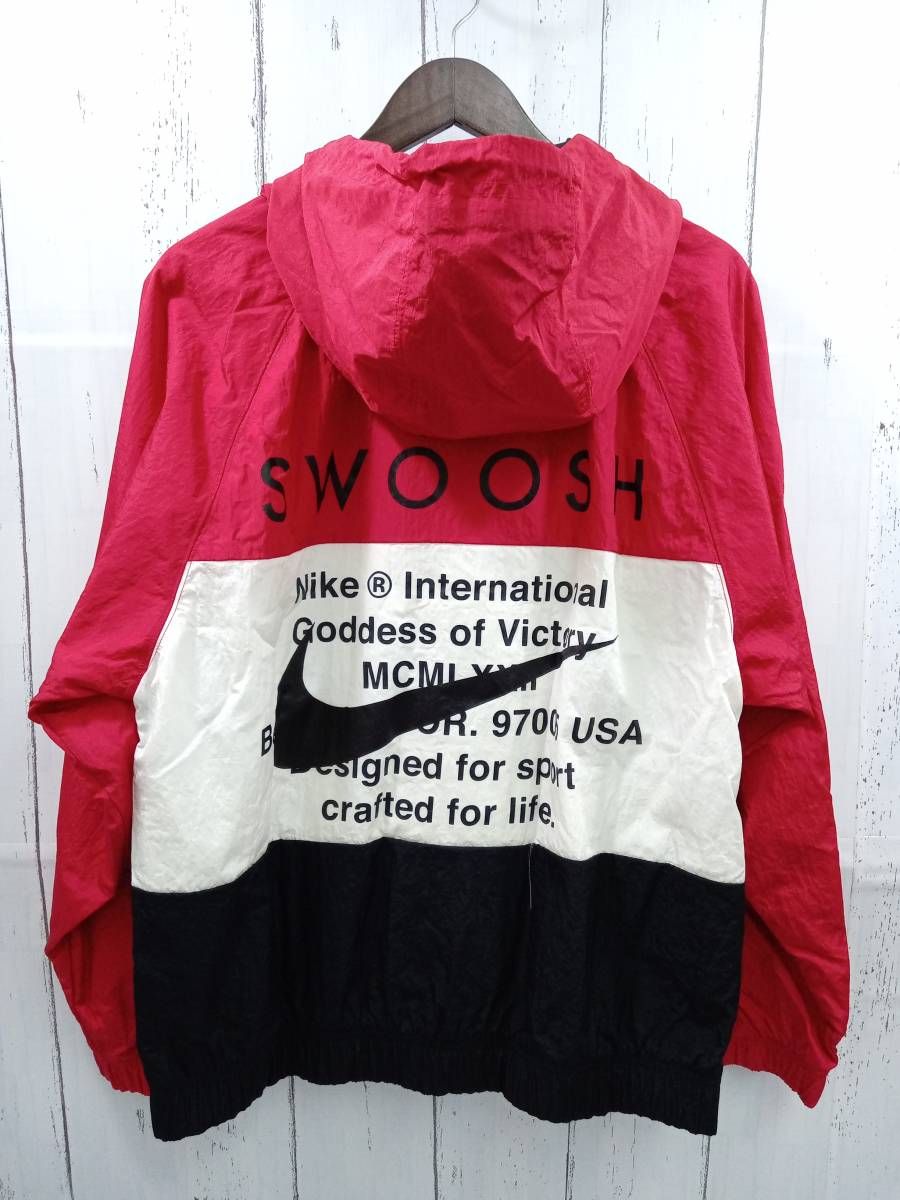 タグ付】NIKE ナイキ 20SS SWOOSH HOODY WOVEN JACKET ダブル