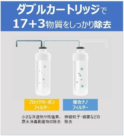 SK Magicエスケーマジック Eco Mini 蛇口 直結型 浄水器 工事不要 簡単