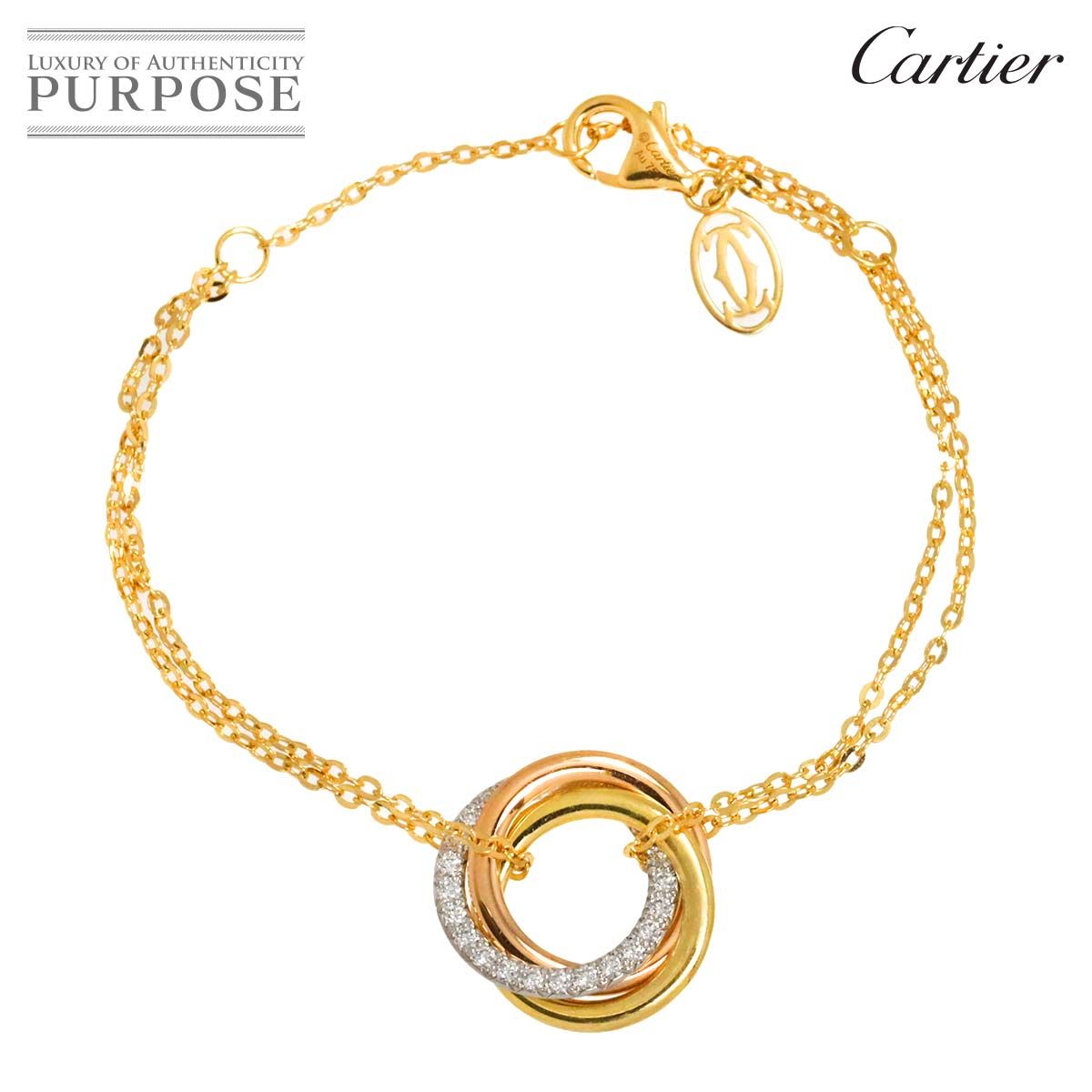 Cartier トリニティ BRACELET ブレスレット Trinity bracelet, on chain