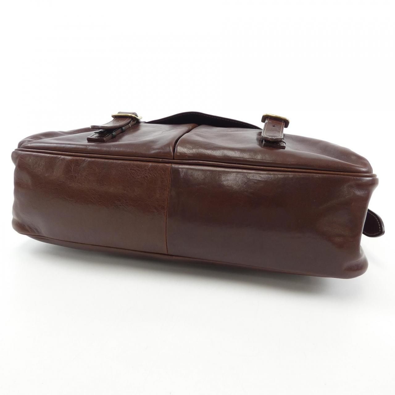 ダークブラウン レザー ブライドル エイブラハム トートバッグ ココマイスターブラウンレザートートバッグ ダークブラウン レザー