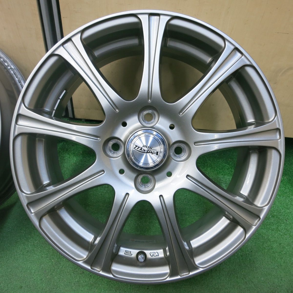 送料無料] キレイ☆weds D.O.S. BADX 15インチ ホイール ウェッズ DOS バドックス 15×5.5J  PCD100/4H☆4102910SYホ - メルカリ