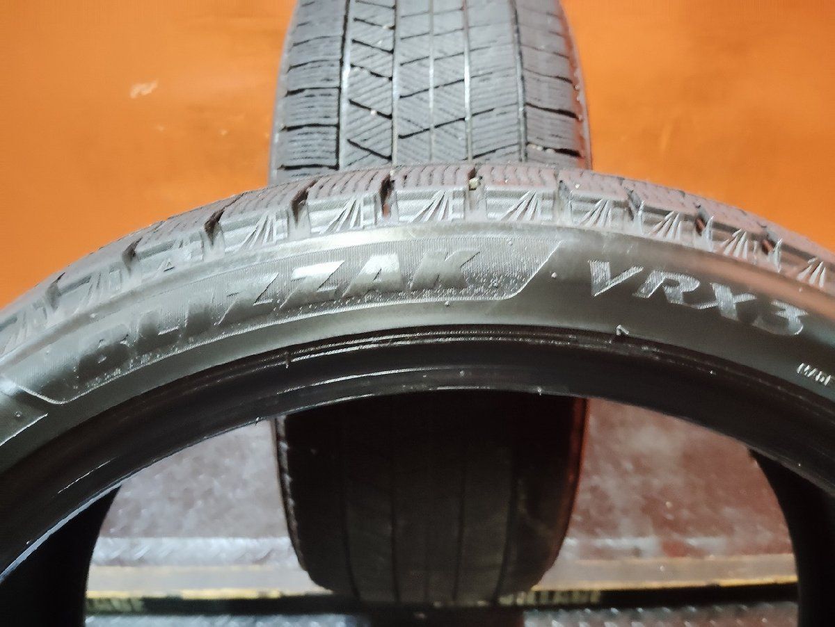値頃感 BS BRIDGESTONE BLIZZAK VRX3 245 35R20 20インチ スタッドレス 2本 21年製 バリ溝 アルファード ヴェルファイア VW アルテオン等 KTM432 メンテ済