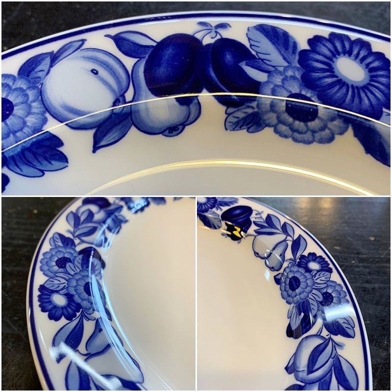 ロイヤルコペンハーゲン　ゴールデンサマー　ブルー　プレート　希少　レア ロイヤルコペンハーゲン ゴールデンサマー 26cm プレート 皿 含 その他