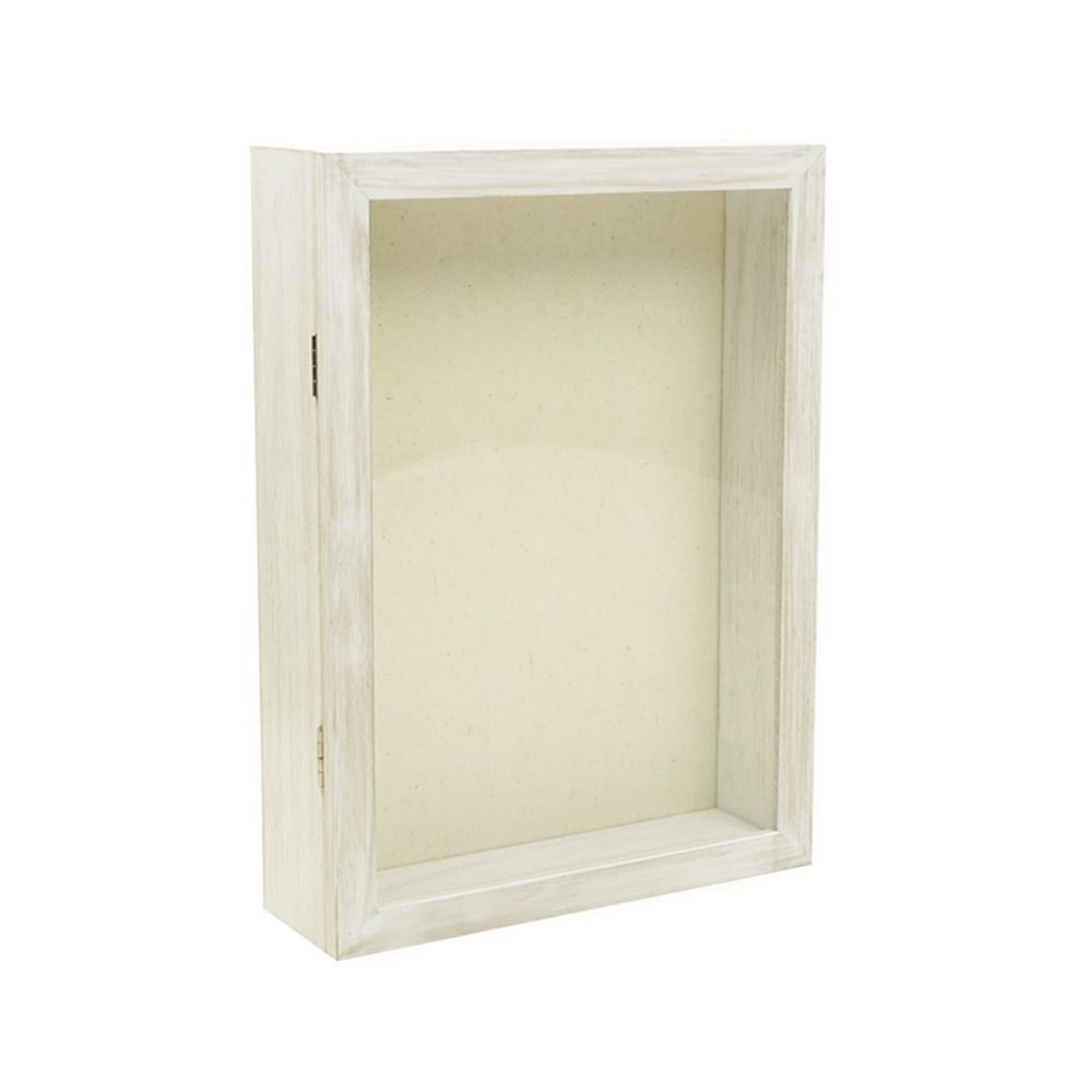 ホワイト  フロントオープンBOX A4 アートフレーム A4 万丈 フロントオープンBOX ボックスフレーム 立体額 額 アート フレーム 厚み 額縁 子供の作品収納ボックス 子どもの絵 飾る 花 フラワー