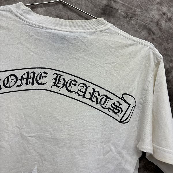 クロムハーツ  プリントtシャツ CHROME HEARTS/クロムハーツ OLD Scroll Label Star プリント