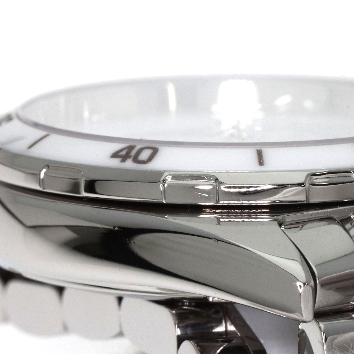 ティファニー ブラックチタン シルバー コンビ コインエッジ リング