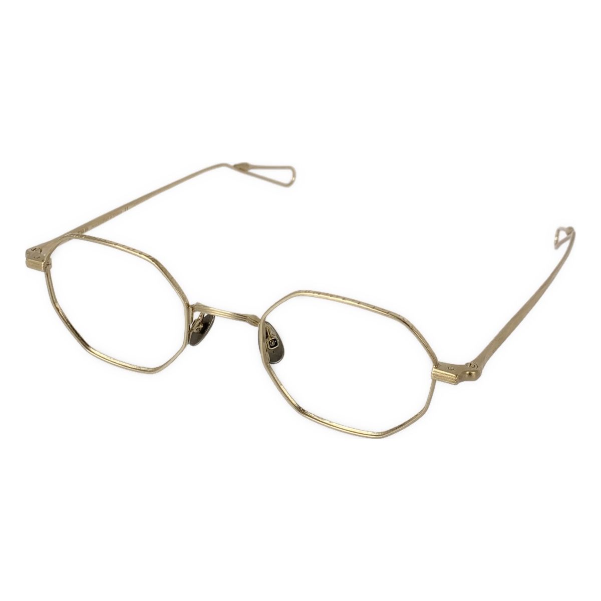 AHLEM アーレム Gaillon ガイヨン オクタゴン メタルフレーム メガネ Grey G Brushed グレーゴールドブラッシュド