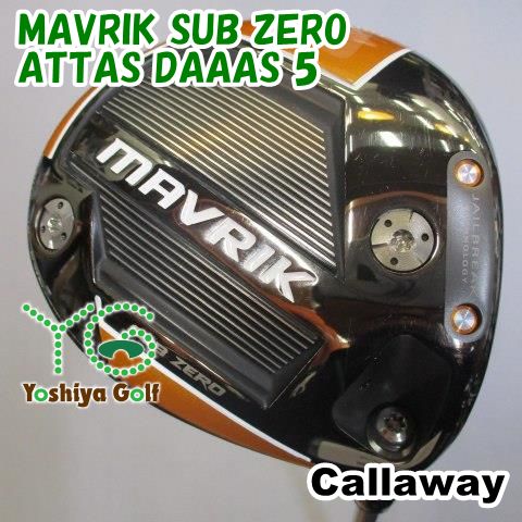 ドライバー キャロウェイ MAVRIK SUB ZERO/ATTAS DAAAS 5/SR/10.5[115322]
