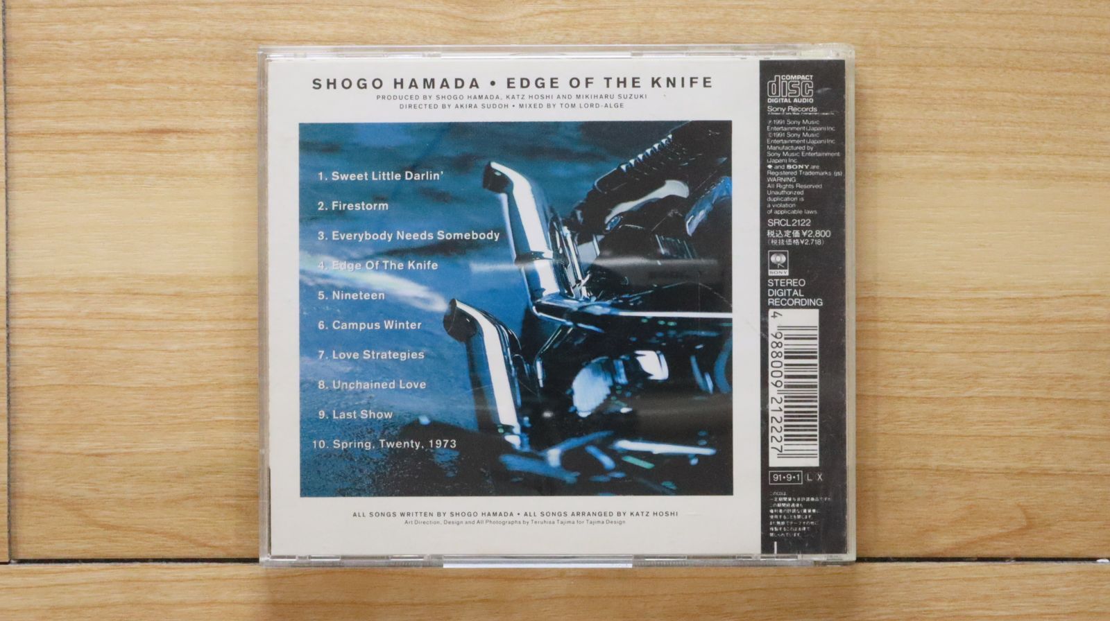 国内盤CD☆浜田 省吾/Shogo Hamada□ エッジ・オブ・ザ・ナイフ