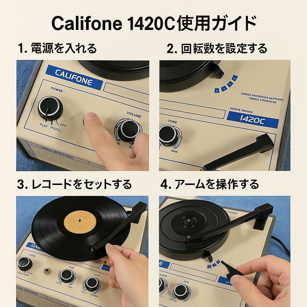 1点もの⭐︎【米軍放出品】Califone カリフォーン 1420C ポータブル 