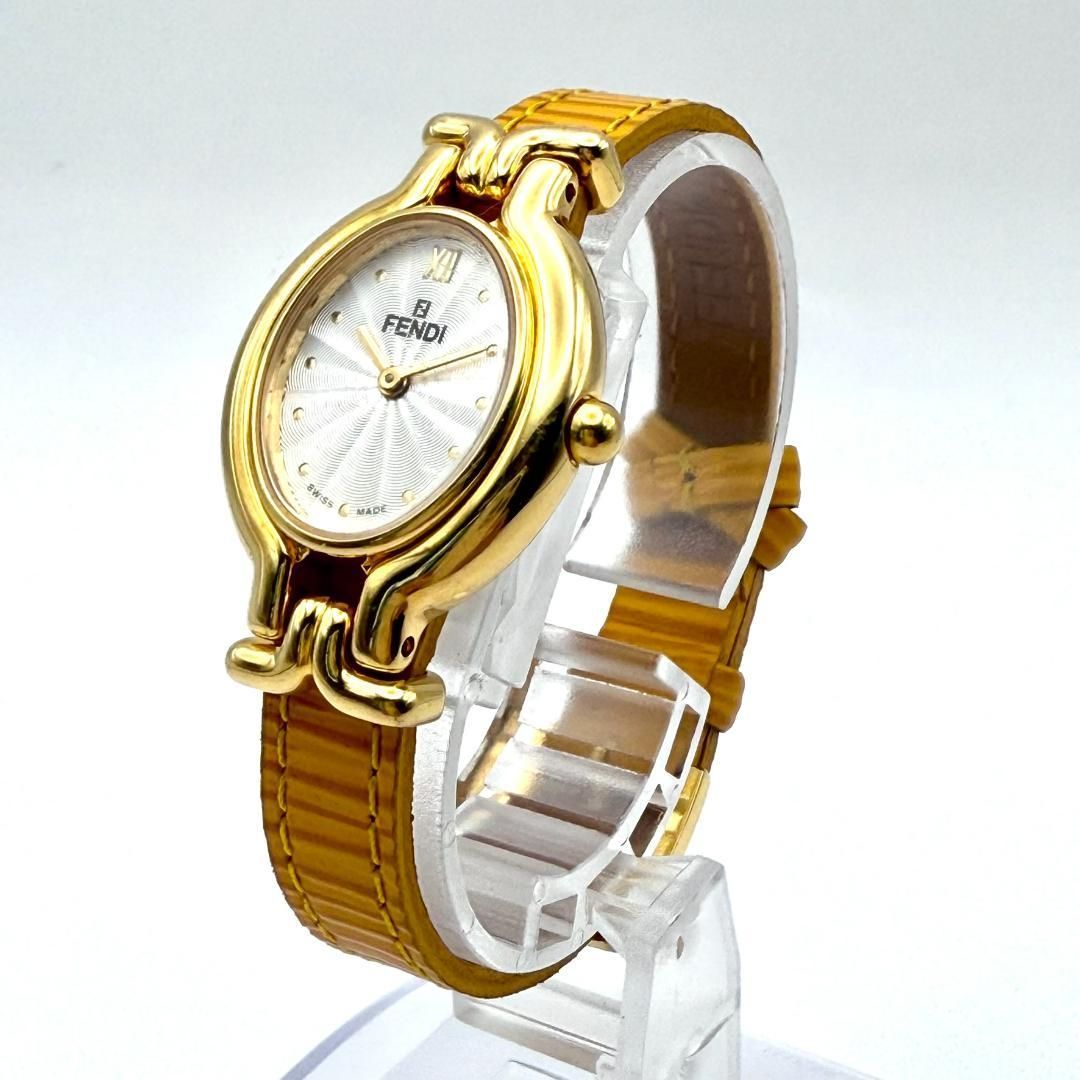 A031【箱入り・フルセット】FENDI 640L カメレオン レディースウォッチ