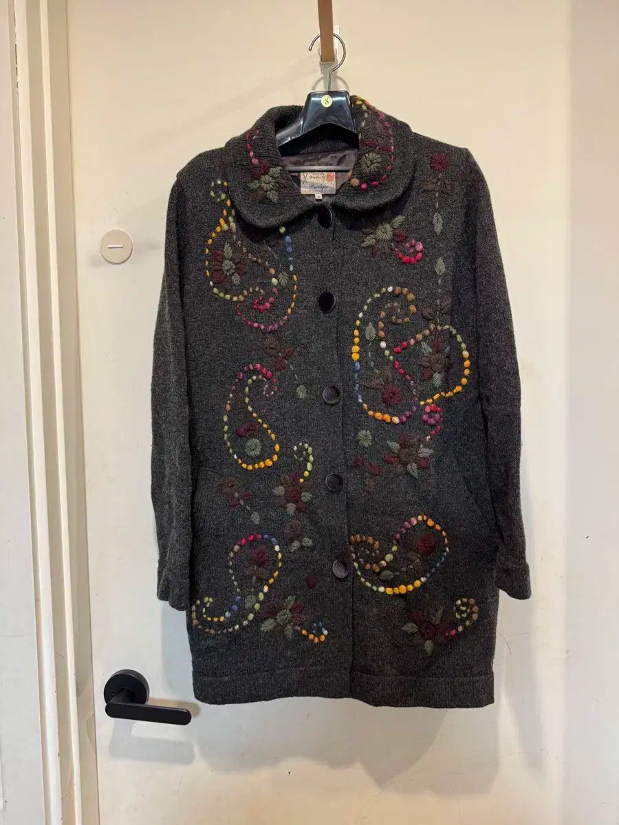 Bucolique 刺繍カーディガン