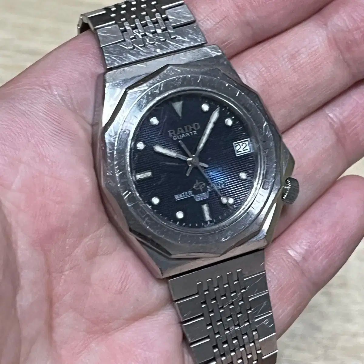 ヴィンテージ ラド ウォーターシルド 36mm デニムダイヤル ダイバー 