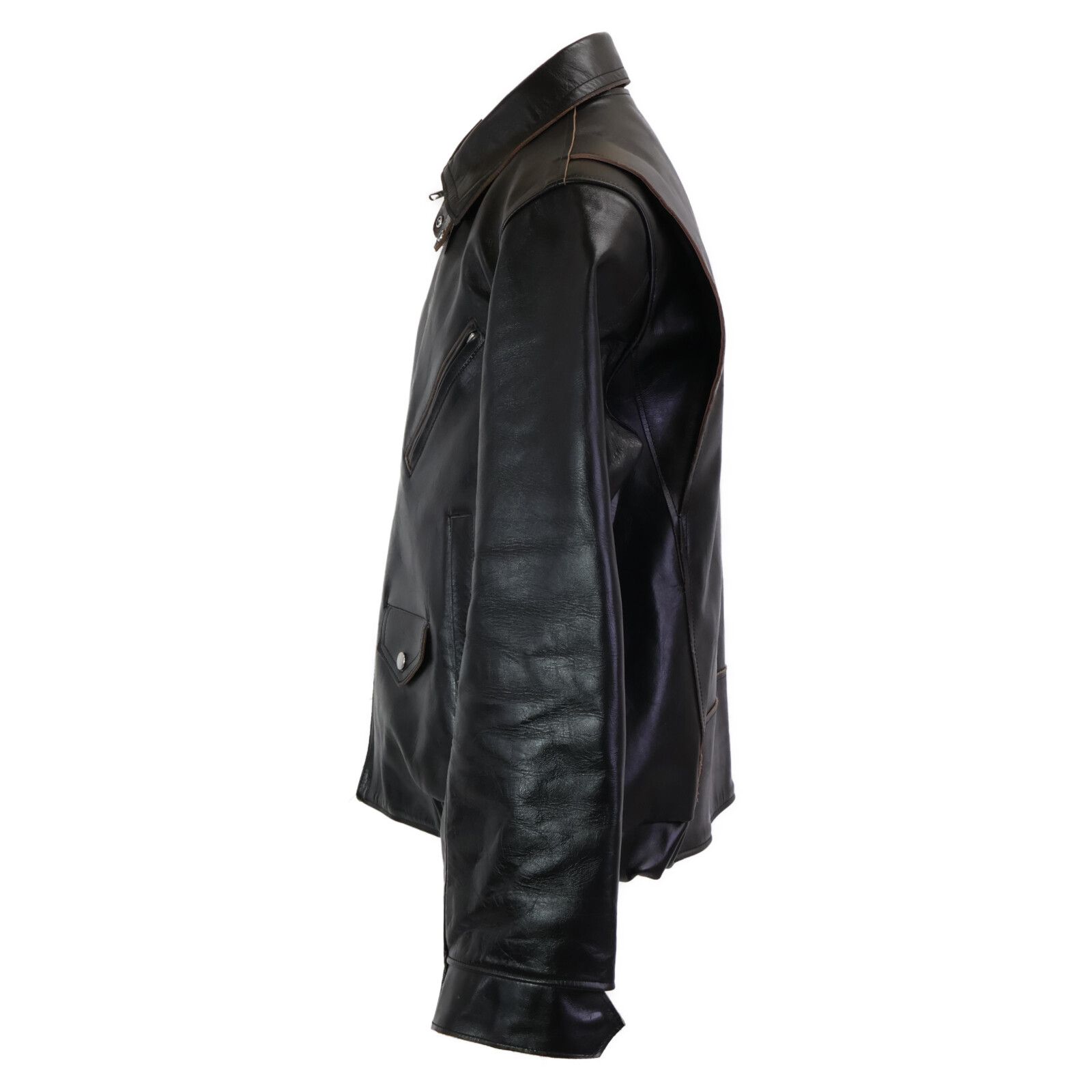 sacai サカイ 25-03578M 25SS カウハイド レザー 2 - メルカリ
