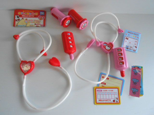 ♯Jxm01GZハローキティおしごとたいけんおいしゃさんグッズ全7種
