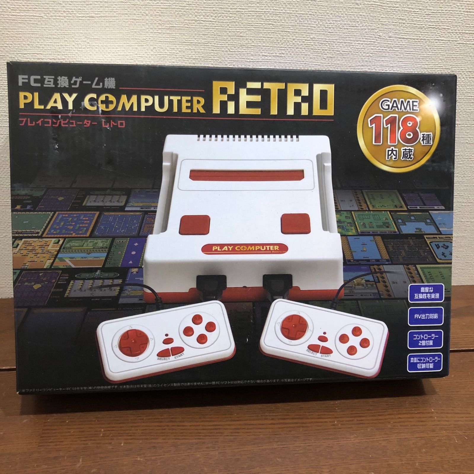 Play Computer RETRO プレイコンピュータ レトロ ゲーム118種内蔵 