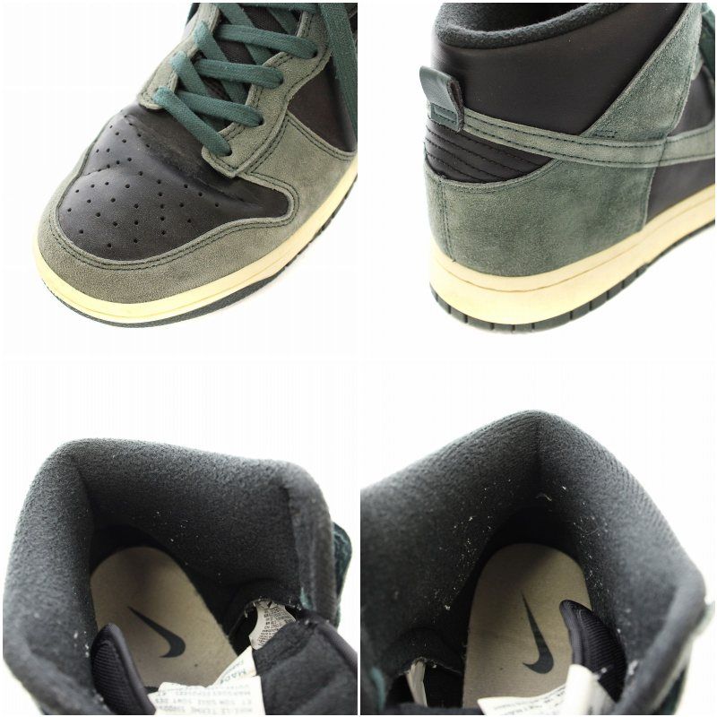 ナイキ ダンク ハイ レトロ PRM \"ブラック アンド ディープ グリーン 2/1発売｜Nike Dunk High Retro PRM 