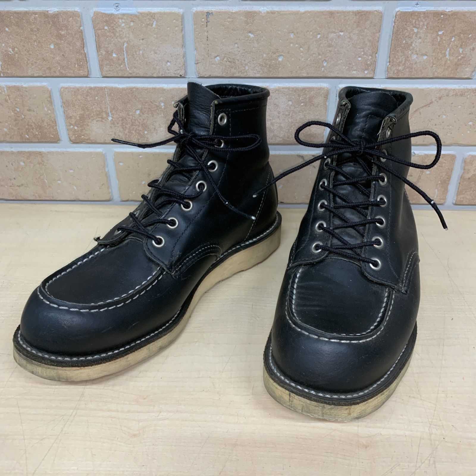 日本最安値 Red Wing 8179 ブラックワークブーツ 8 1/2 E 2足セット 