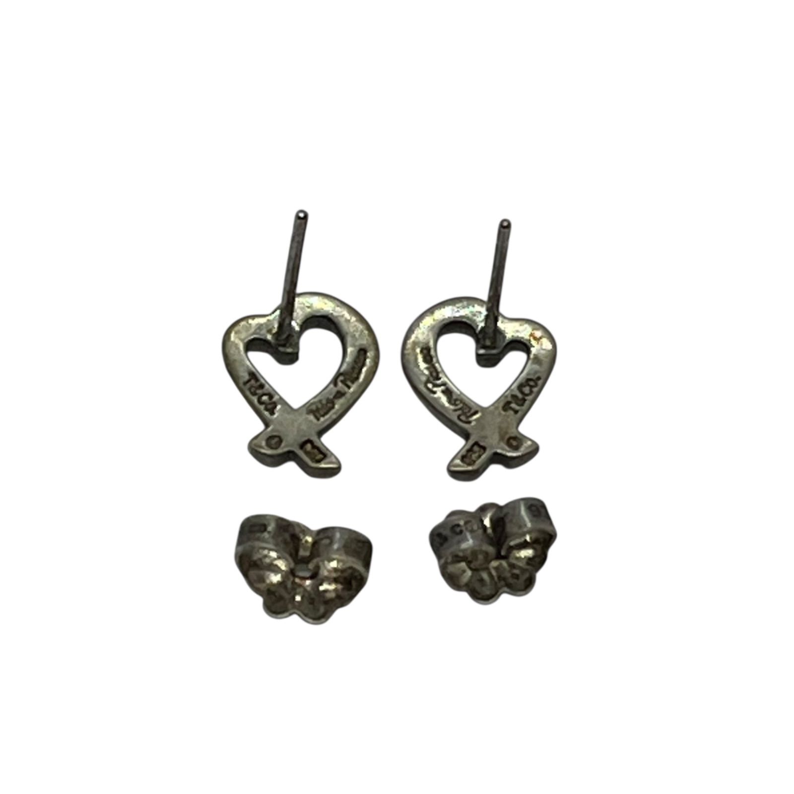 管34174】TIFFANY&Co. ティファニー ラビングハート ピアス 925