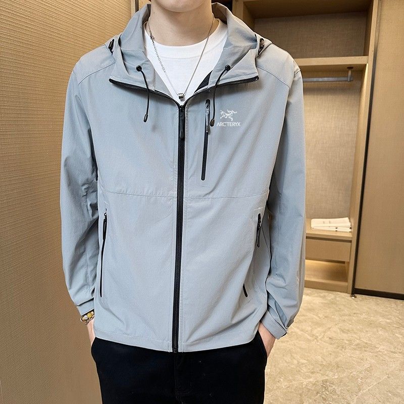 紫外線防止アウトドア透気性連帽日焼け止めジャケット